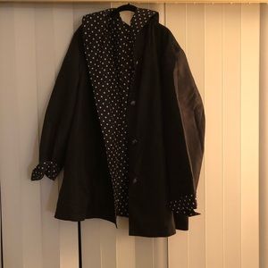 Reversible rain coat